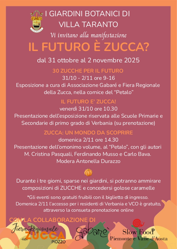 Locandina il futuro è zucca